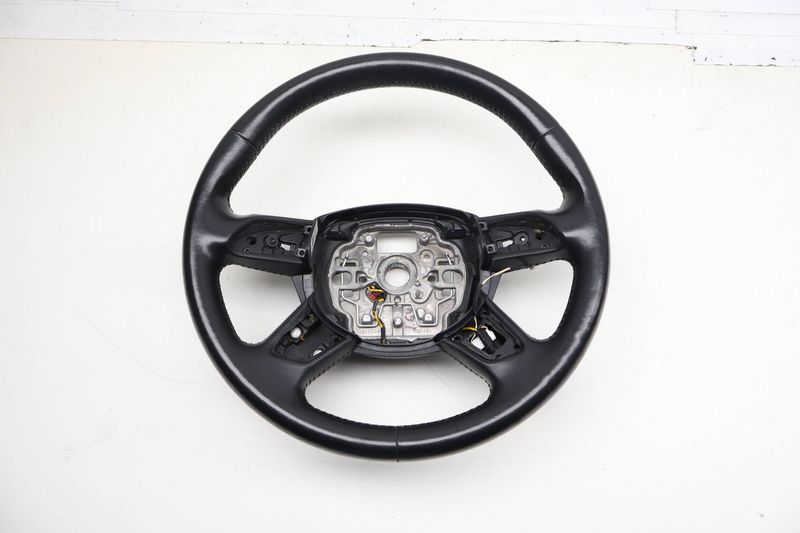 4-SPOKE Heated Leather Steering Wheel 4H0419091BA — Used (SKU 728252)