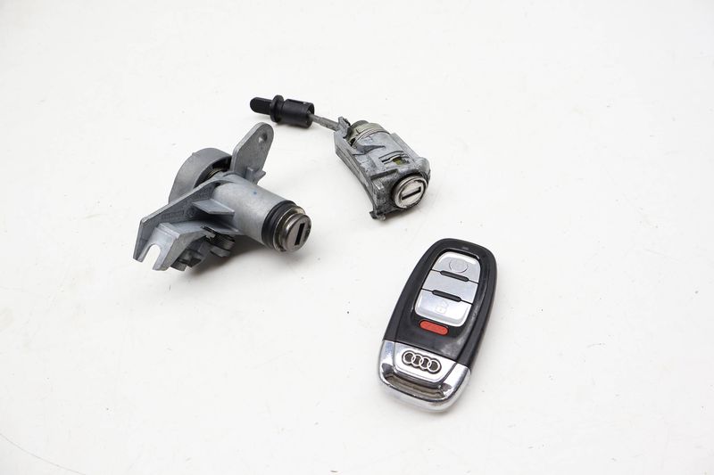 Lock Switch / Cylinder Set w/ Key 4H0898374S — Used (SKU 728747)