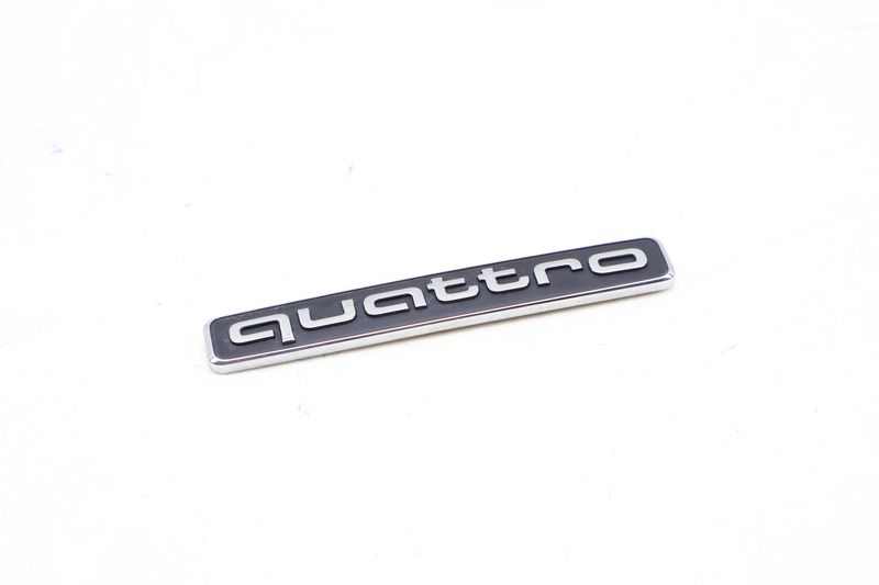 Emblem / Badge (QUATTRO) 4G0853737 — Used (SKU 641917)