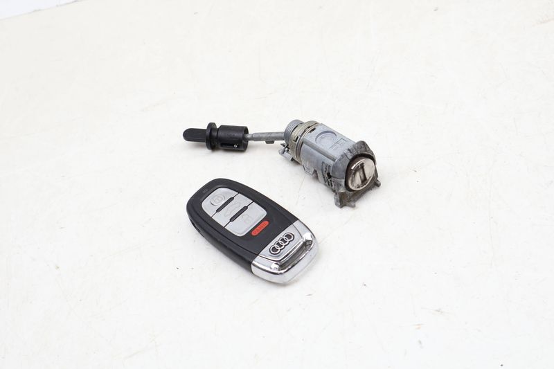 Lock Switch / Cylinder Set w/ Key 8R0898374AD — Used (SKU 661545)