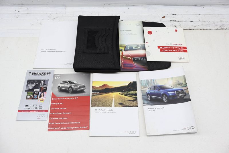 2017 Owners Manual (Q7) 4M0012721BA — Used (SKU 731550)