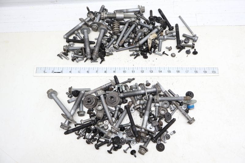Assorted Mixed Bolts, Nuts, Screws, Washers, Etc — Used (SKU 692998)
