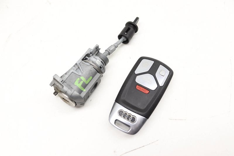 Lock Switch / Cylinder Set w/ Key 4M0898374B — Used (SKU 601640)