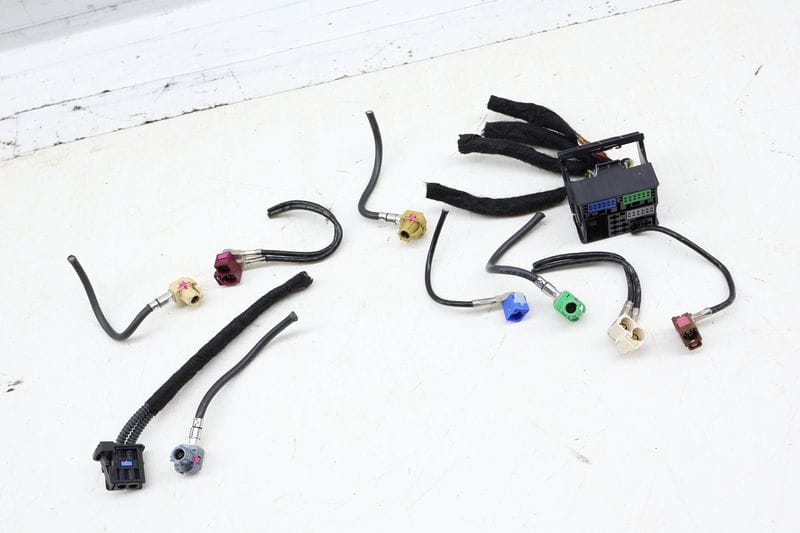 MMI / Multimedia Mib Control Unit Wiring Connector Pigtail Set — Used (SKU 705212)