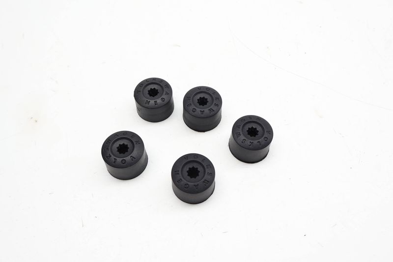Lug Nut / Bolt Cover / Cap Set (5) 1K0601173 — Used (SKU 725931)
