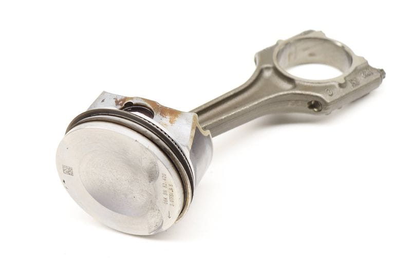 Piston w/ Connecting Rod 06K107065AS — Used (SKU 591753)