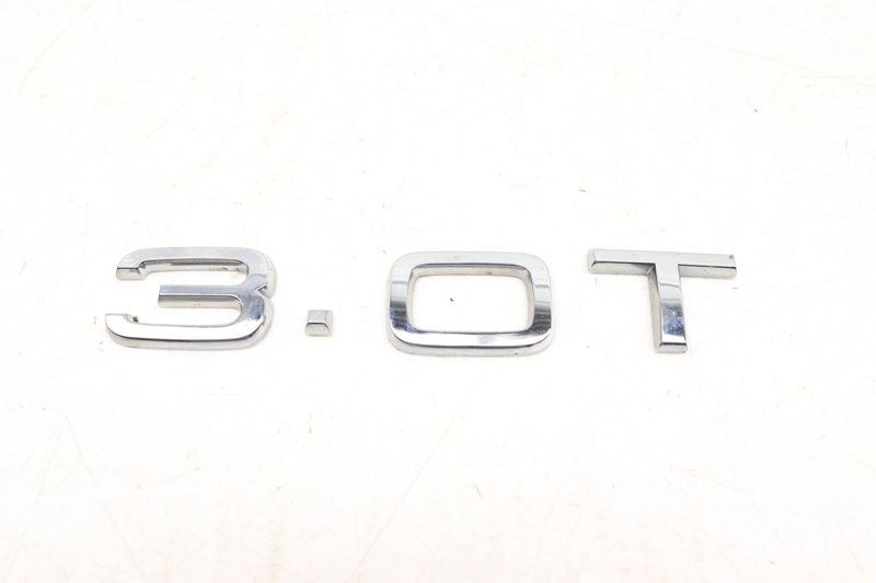 Trunk Emblem / Badge (3.0T) 4H0853743C — Used (SKU 505565)