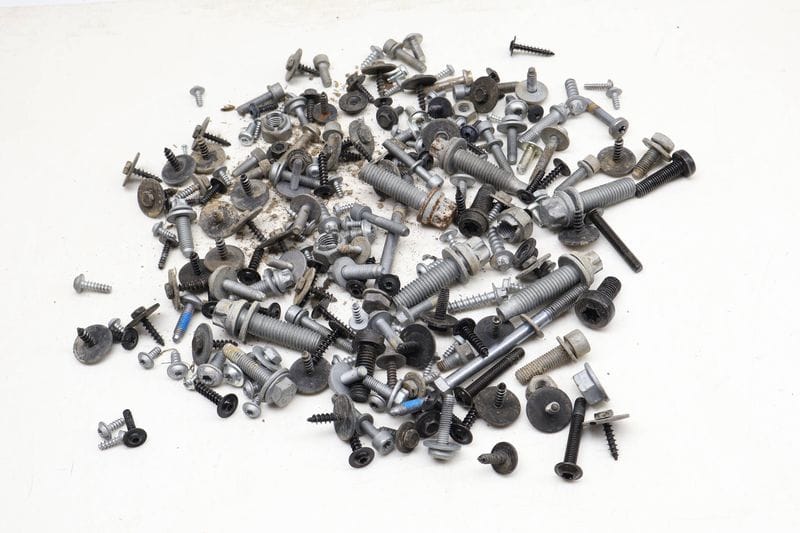 Assorted Mixed Bolts, Nuts, Screws, Washers, Etc — Used (SKU 631083)