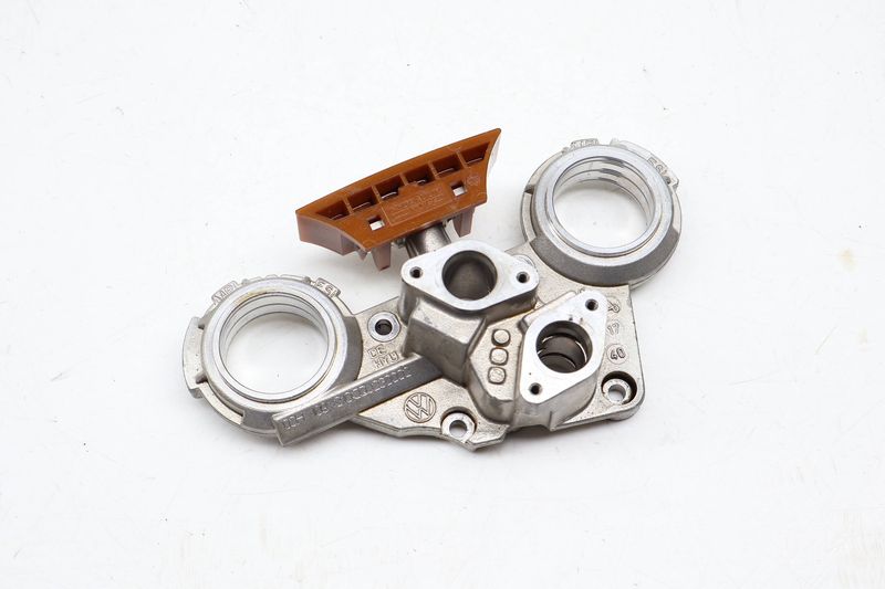 Camshaft Adjuster Housing / Timing Case 03H109210C — Used (SKU 708341)