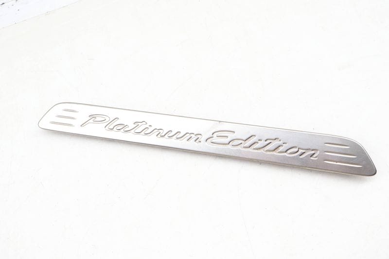 Door Sill / Scuff Plate (PLATINUM EDITION) 95855546706 — Used (SKU 652914)