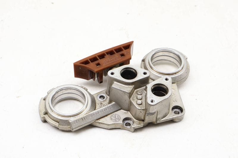 Camshaft Adjuster Housing / Timing Case 03H109210C — Used (SKU 633769)