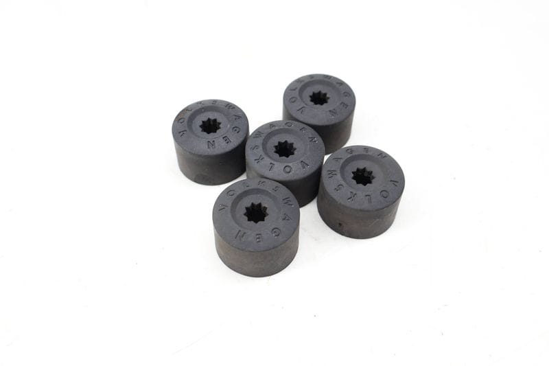 Lug Nut / Bolt Cover / Cap Set (5) 1K0601173 — Used (SKU 713879)