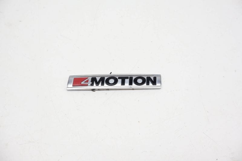 Trunk / Hatch Emblem / Badge (4MOTION) 7N0853675D — Used (SKU 713667)