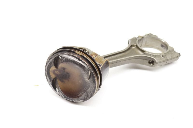 Piston w/ Connecting Rod 06K107065AC — Used (SKU 563036)