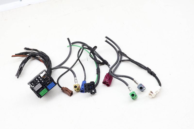 MMI / Multimedia Control Unit Wiring Connector / Pigtail Set — Used (SKU 630424)