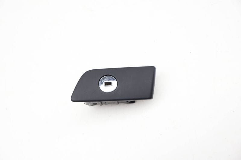 Glove Box Handle / Lock Cylinder 80B857131A — Used (SKU 719340)