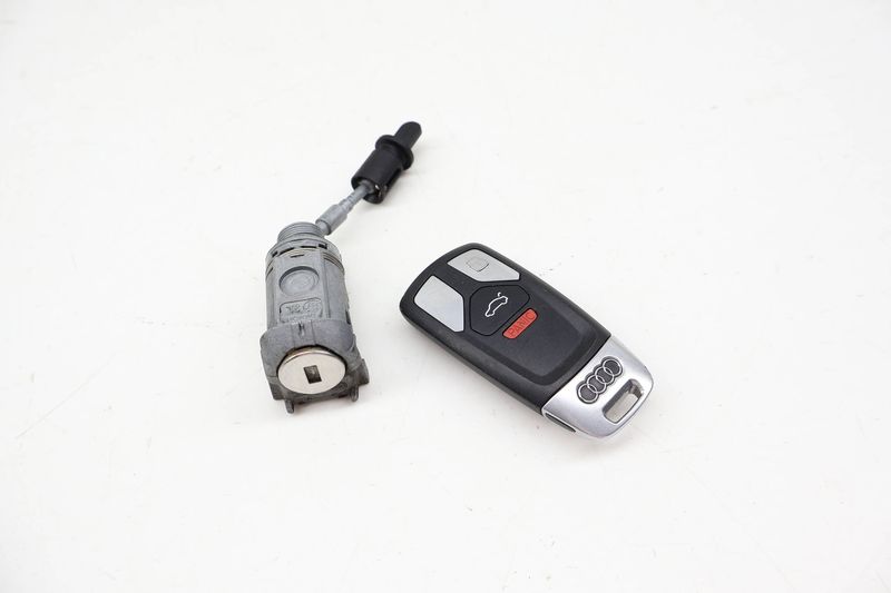 Lock Switch / Cylinder Set w/ Key 4M0898374B — Used (SKU 729391)