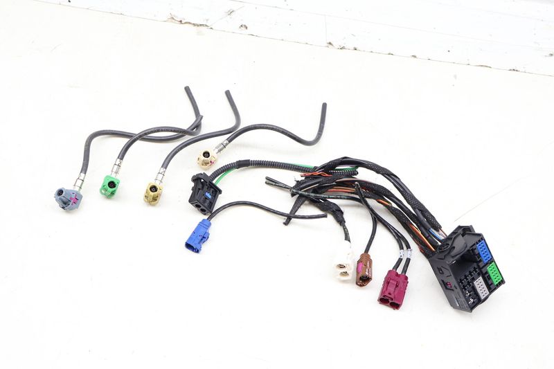 MMI / Multimedia Control Unit Wiring Connector / Pigtail Set — Used (SKU 699652)