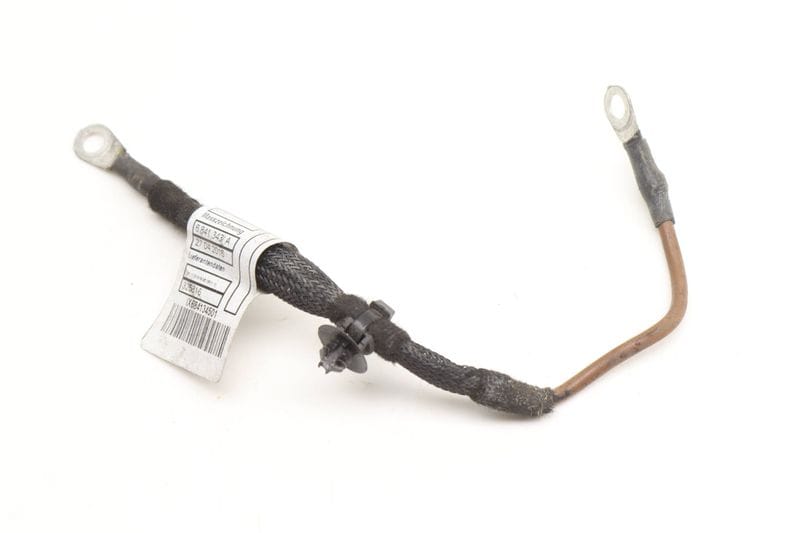 Electric Auxiliary Heater Ground Strap / Cable 64126841345 — Used (SKU 579577)