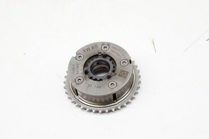 Intake Cam / Camshaft Gear Adjuster Unit (INLET) 06M109087H — Used (SKU 733506)