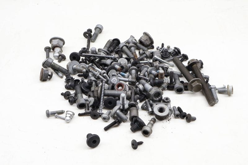 Assorted Mixed Bolts, Nuts, Screws, Washers, Etc — Used (SKU 629457)