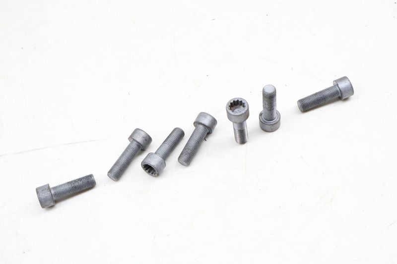 Harmonic Balancer / Crankshaft Pulley Screw / Bolt Set (7) N91150001 — Used (SKU 687104)