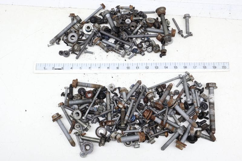 Assorted Mixed Bolts, Nuts, Screws, Washers, Etc — Used (SKU 695015)
