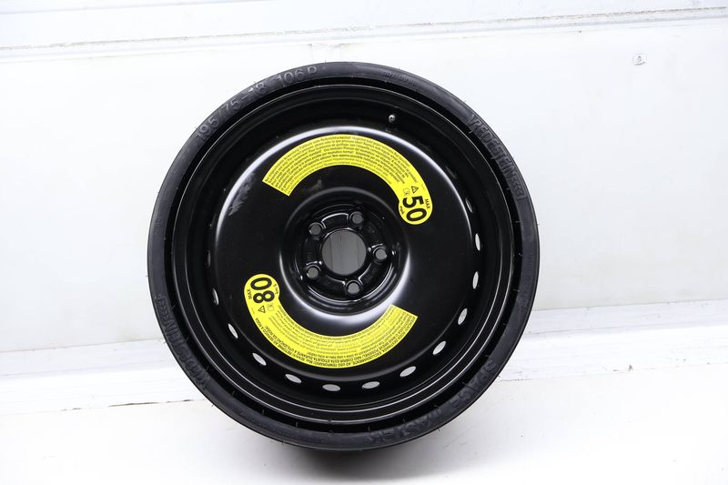 18" Inch Compact Spare Tire Donut / Wheel / Rim 80A601027B — Used (SKU 716529)