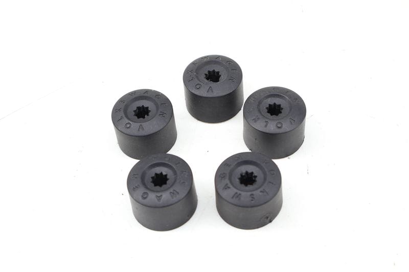 Lug Nut / Bolt Cover / Cap Set (5) 1K0601173 — Used (SKU 733845)