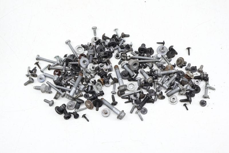 Assorted Mixed Bolts, Nuts, Screws, Washers, Etc — Used (SKU 672852)