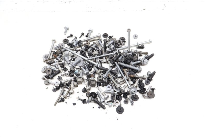 Assorted Mixed Bolts, Nuts, Screws, Washers, Etc — Used (SKU 655633)