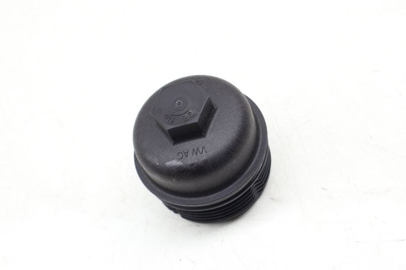 Engine Oil Filter Housing Cover / Cap 06M115311E — Used (SKU 701342)