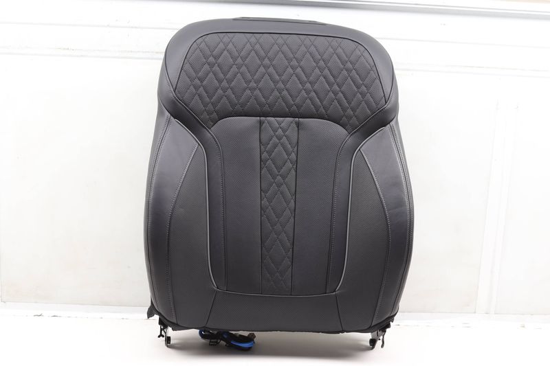 Upper Seat Backrest Cushion Assembly (LEATHER) 52107412750 — Used (SKU 600137)