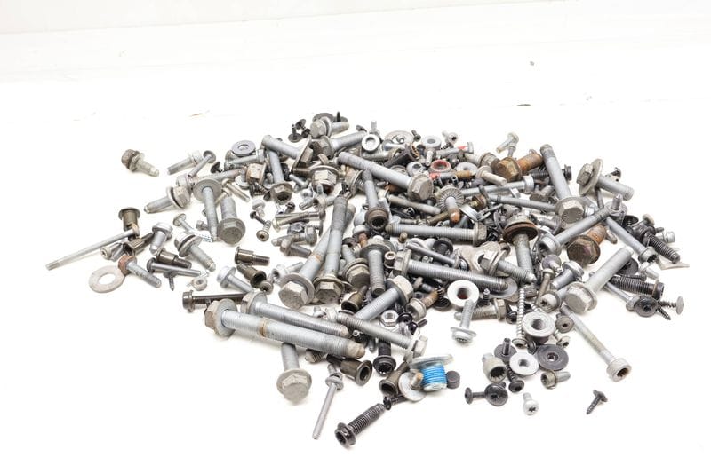 Assorted Mixed Bolts, Nuts, Screws, Washers, Etc — Used (SKU 675937)
