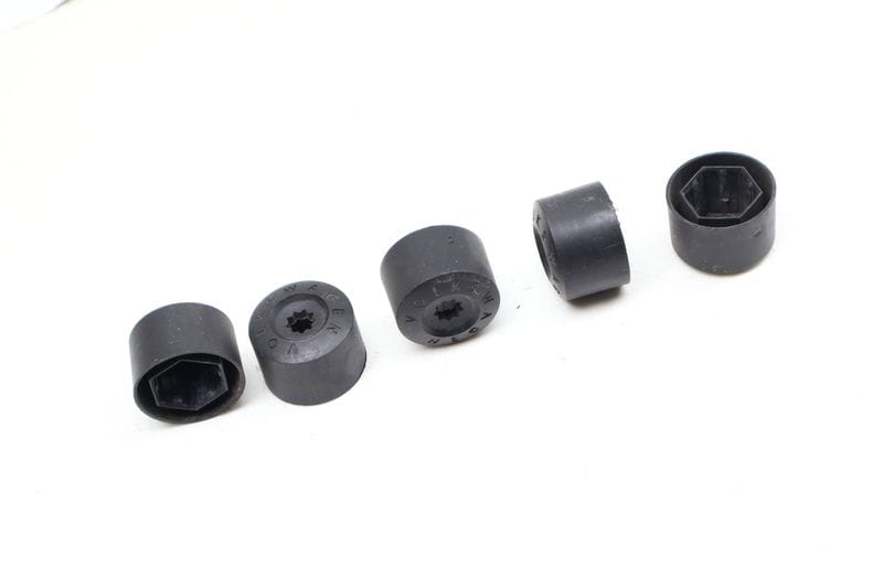 Lug Nut / Bolt Cover / Cap Set (5) 1K0601173 — Used (SKU 675291)