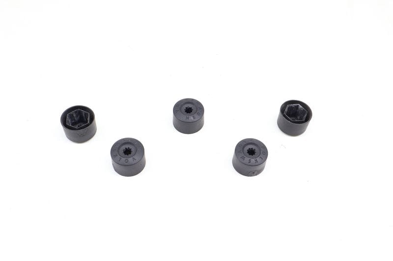 Lug Nut / Bolt Cover / Cap Set (5) 1K0601173 — Used (SKU 705987)