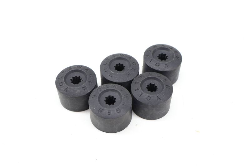 Lug Nut / Bolt Cover / Cap Set (5) 1K0601173 — Used (SKU 723205)