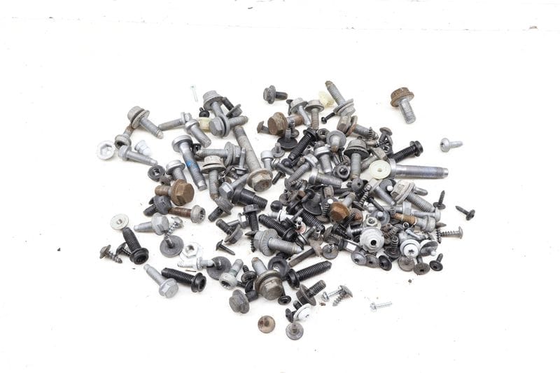 Assorted Mixed Bolts, Nuts, Screws, Washers, Etc — Used (SKU 655134)