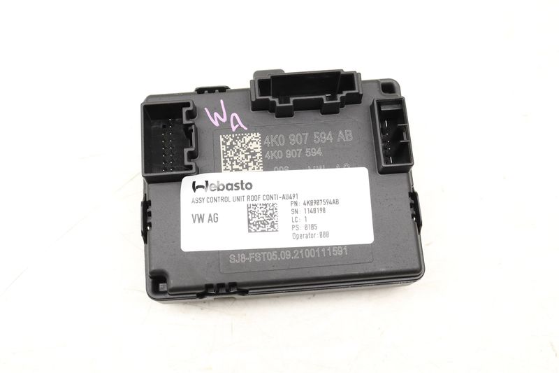 Sunroof / Sun Roof Control Module 4K0907594AB — Used (SKU 535287)