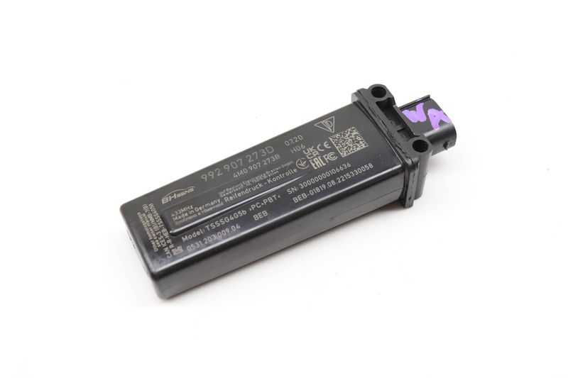 TPMS / Tire Pressure Monitoring Module 992907273D — Used (SKU 573576)