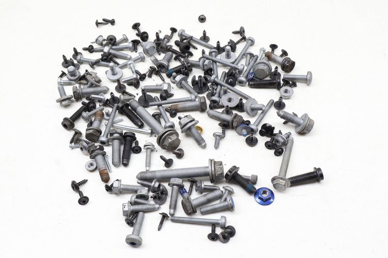 Assorted Mixed Bolts, Nuts, Screws, Washers, Etc — Used (SKU 633013)