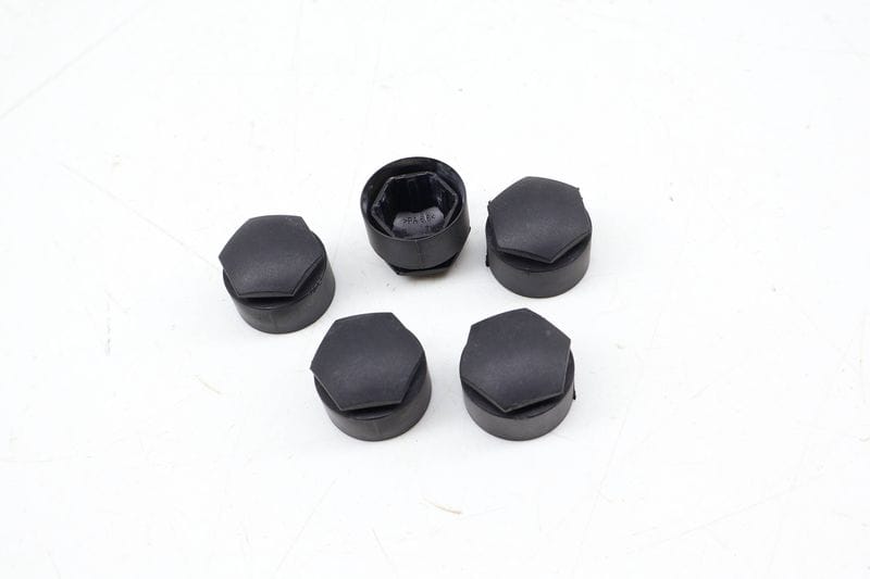 Lug Nut / Bolt Cover / Cap Set (5) 4M0601173E — Used (SKU 694217)