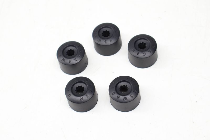 Lug Nut / Bolt Cover / Cap Set (5) 1K0601173 — Used (SKU 723943)