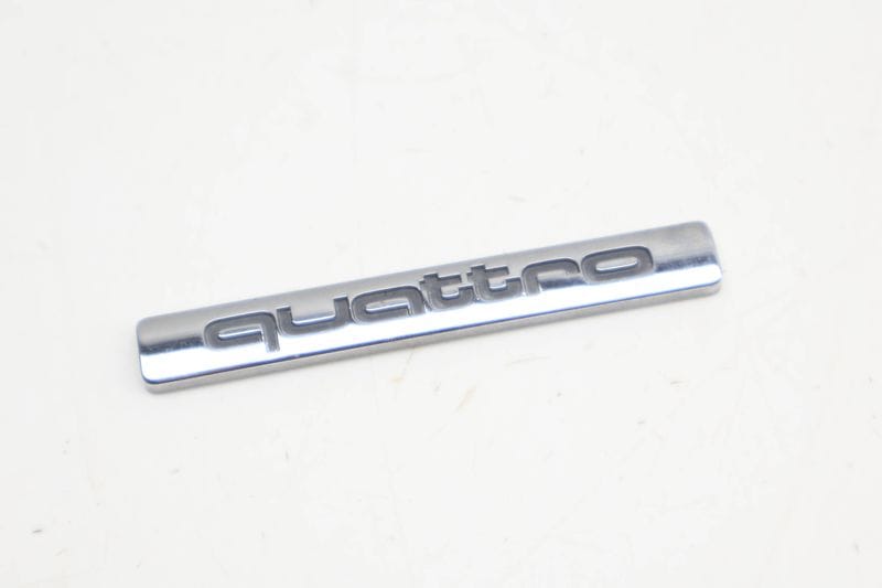 Trunk Emblem / Badge - Quattro 4B0853737D — Used (SKU 712800)
