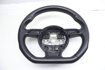 3-SPOKE Leather Sport Steering Wheel (FLAT BOTTOM) 4G8419091T