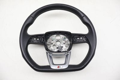 3-SPOKE Leather Sport Steering Wheel (FLAT BOTTOM) 80A419091BT