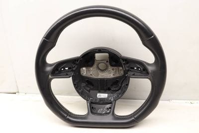 3-SPOKE LEATHER SPORT STEERING WHEEL (FLAT BOTTOM) 8R0419091AG