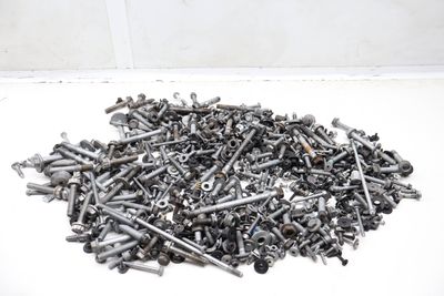 ASSORTED MIXED BOLTS, NUTS, SCREWS, WASHERS, ETC