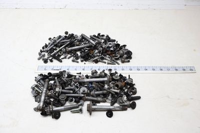 ASSORTED MIXED BOLTS, NUTS, SCREWS, WASHERS, ETC
