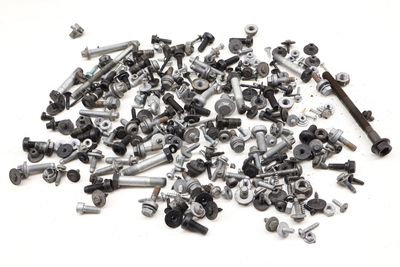 ASSORTED MIXED BOLTS, NUTS, SCREWS, WASHERS, ETC